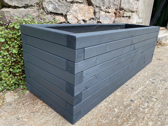 Handmade Somerset Garden Planter Box Trough Pot. Treated. Pick Your Own Size Planter Large Plant Painted Patio Balcony Terrace
