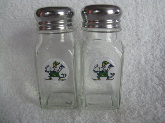 Bottle Cap Image Salt & Pepper Shakers ~ Handcrafted~Gift Idea Fighting Irish