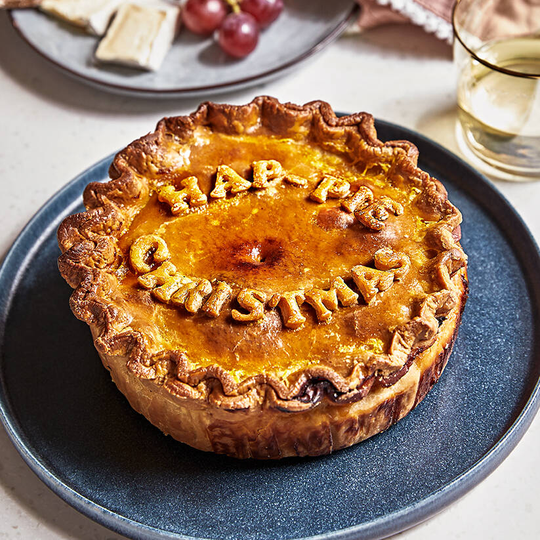 Large Happie Christmas Pork Pie