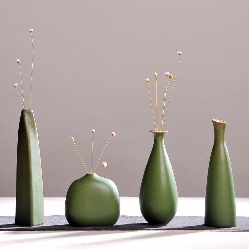 Fashionable Ceramic Vases, Modern Home Decor, Furnishing Pottery Vase, Art Studio Decor Ornaments