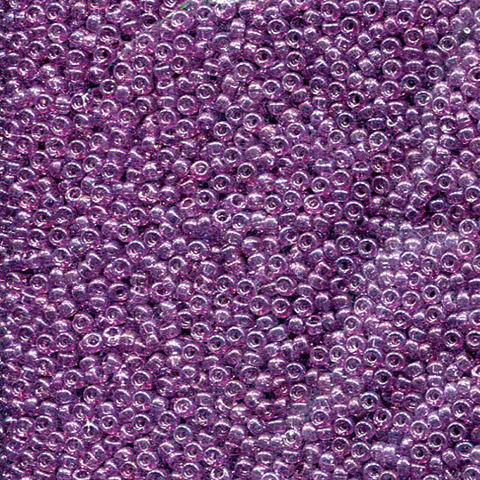 Miyuki Seed Beads 11/0 Lt Amethyst Gold Luster 11-316 24G, Round Beads, Glass Size 11 Japanese