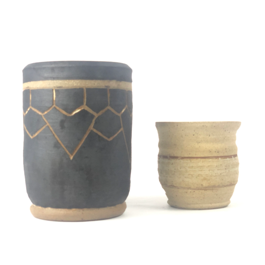 Two Mid Century Modern Studio Pottery Planters 0501S1