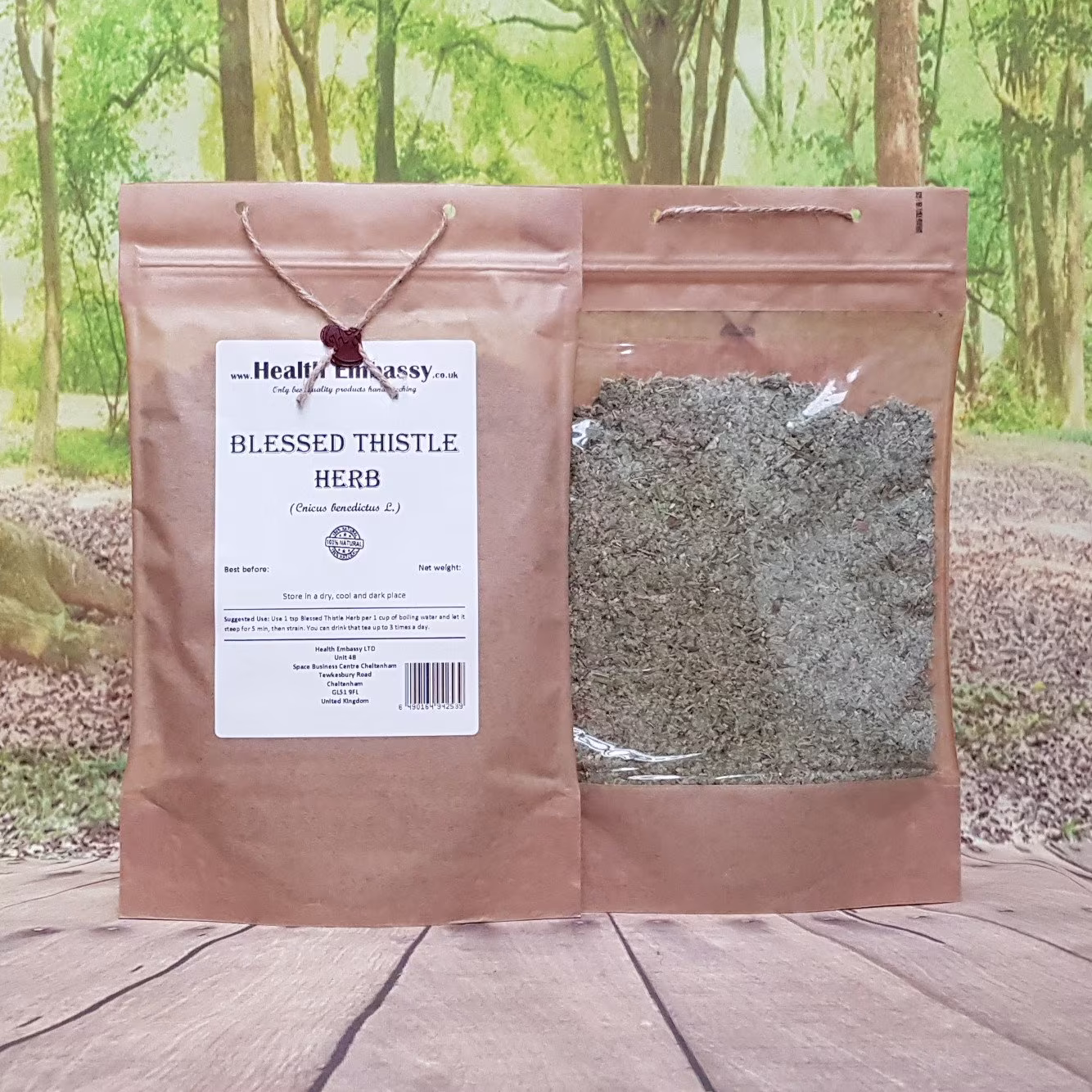 Blessed Thistle Herb | Cnicus Benedictus L. Health Embassy Natural Herbal Tea