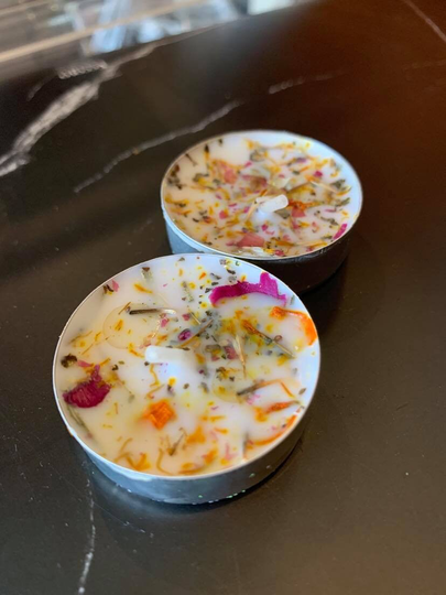 Manifestation Tea Light Candles