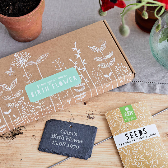 Birth Flower Seed Box