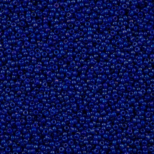 Miyuki Seed Beads 11/0 Opaque Cobalt Luster, 1945-New