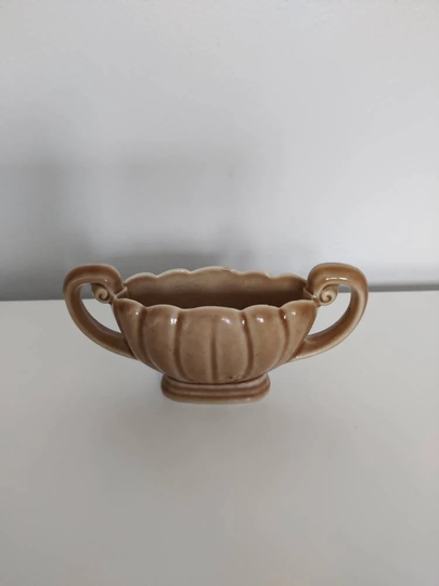 Small Wade Beige Double Handled Planter