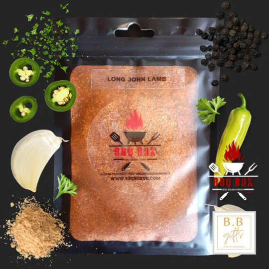 Roast Lamb Spice Mix Blend, Long John Lamb Salt Free Seasoning, Meat Dry Rub For Chops, Gluten Snack, Bbq Stocking Filler Gift Him