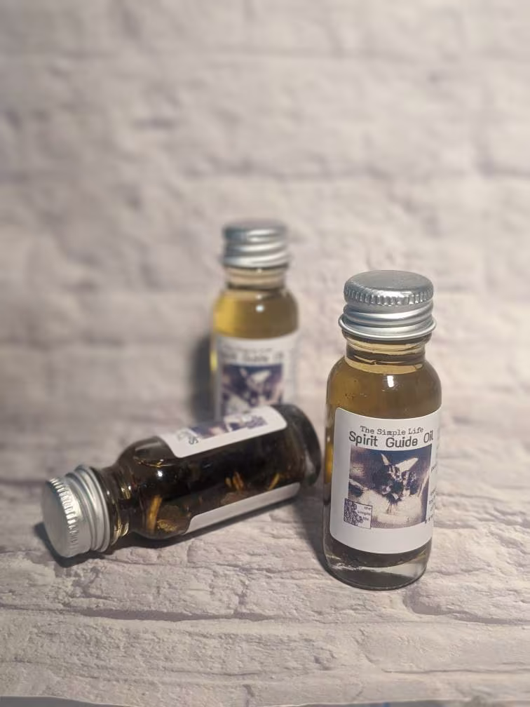 Spirit Guide Oil, Anointing Oil - For Witchcraft, Wicca, Pagan, Voodoo, Hoodoo & More