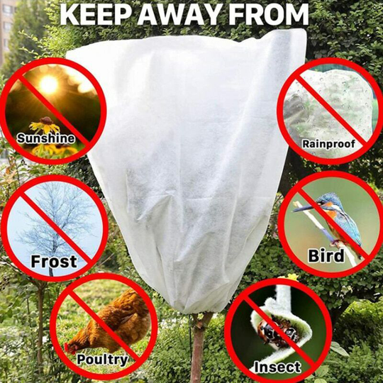 Bearsu - 3pcs Warm Plant Cover Shrub Protective Bag Frost Protection for Yard Garden Plants Small Tree Winter Against Cold