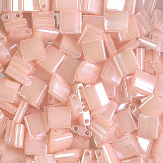 Seed Beads-5mm Tila-519 Pink Pearl Ceylon-Miyuki-7 Grams