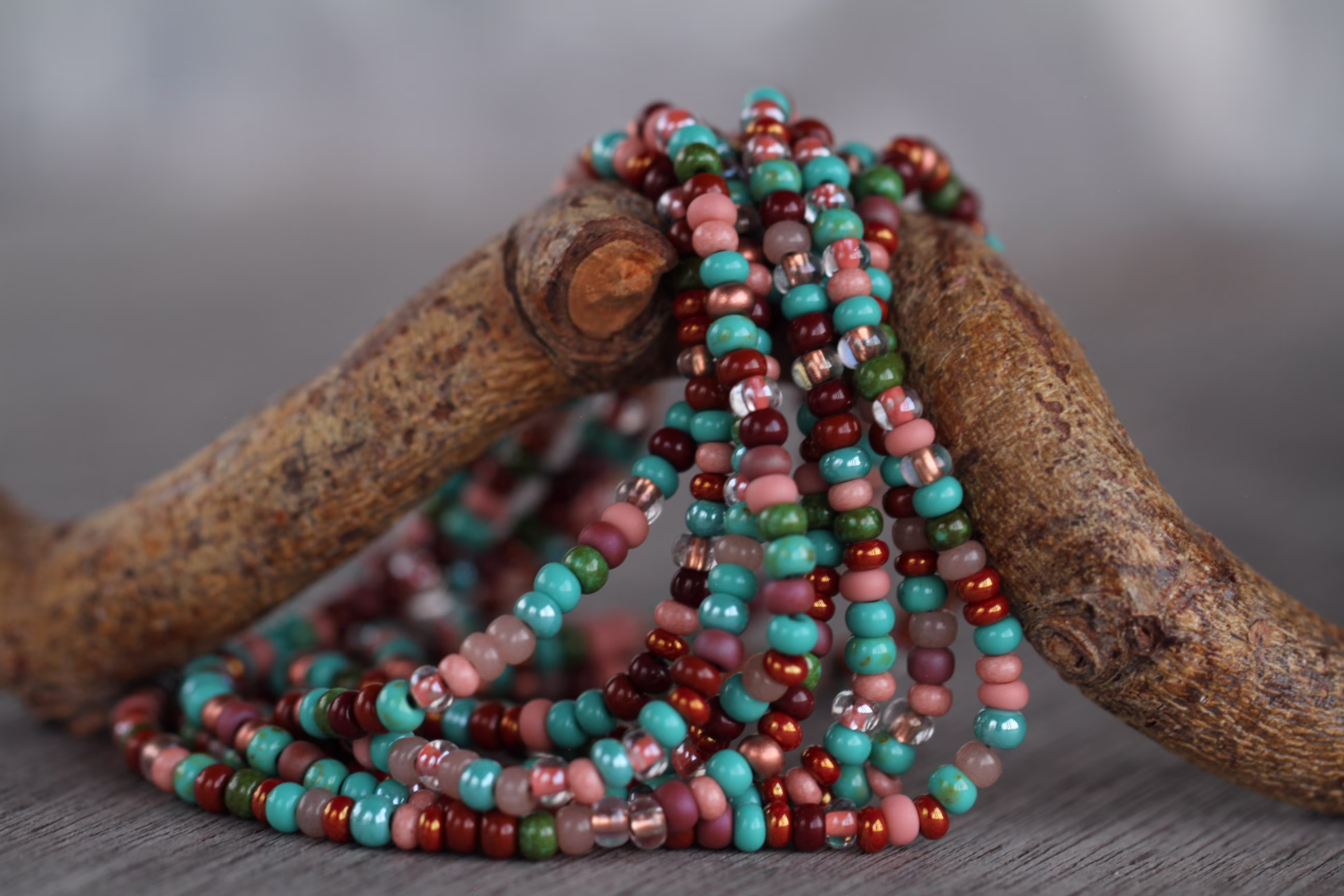 40G Moroccan Seed Bead Mix 6/0 Glass Beads For Jewelry Making Carrot & Turquoise Spacer