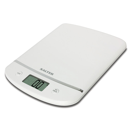 Salter Aquatronic Kitchen Scales White 1056WHDR