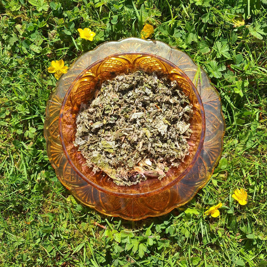 The Purifying Blend Peppermint, Sage, Raspberry Leaf, Marshmallow Root, Damiana Herbal Menthol Scent Mood Booster