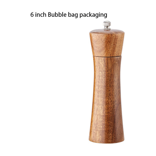 Wooden Pepper Grinder Wooden Salt And Pepper Grinder Adjustable Stirrers With Ceramic Core