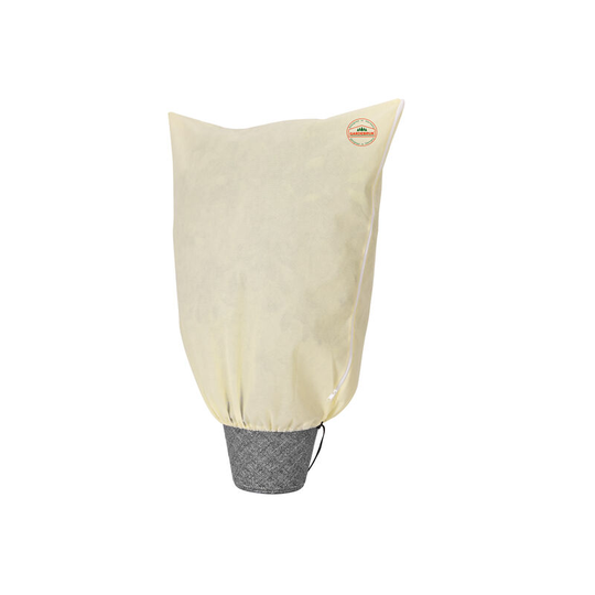 Winter Frost Protection Zipped Fleece Hood Bag For Potted Garden Plants Beige Different Sizes 0,6x0,8m (de) - Gardebruk