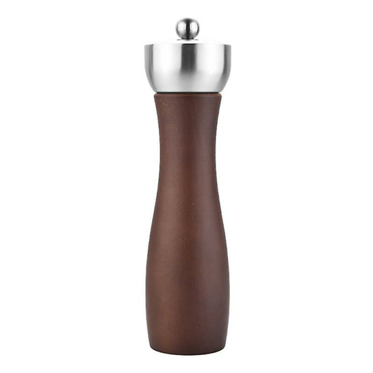 Spice Salt Mill Grinder Grinding Wooden Wood Kitchen Cooking Tool 1pcs Manual b Thsinde