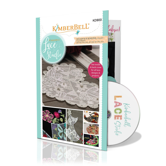 Lace Studio Holidays & Seasons, Vol. 1 By Kimberbell Designs - Machine Embroidery Cd Kd900