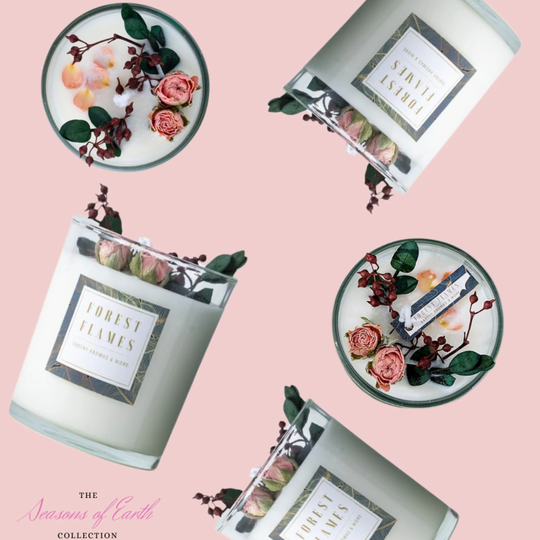 The Seasons Of Earth Candle Summer | Hand Made Soy Wax Scented Candles Earthy Aromas Home Fragrances Gifts Luxury Natural