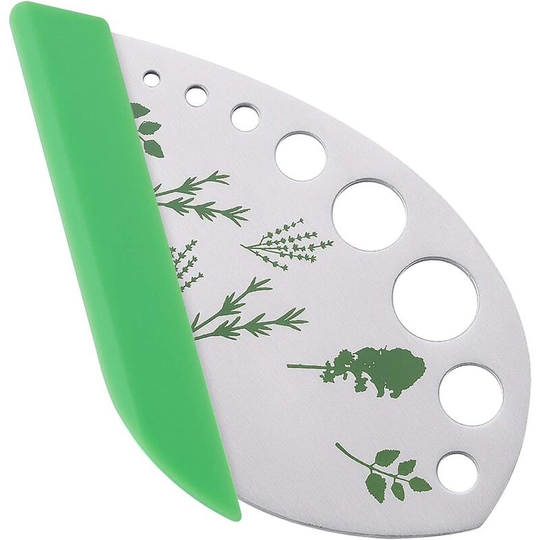 Herb Stripper 9 Holes Herb Stripper Stainless Steel Herb Peeler Tool for Kale Vegetable Leafy Fruit Chard