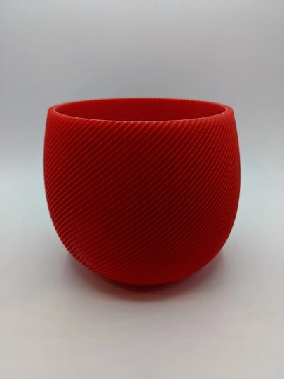 Finned Planter 3D Printed