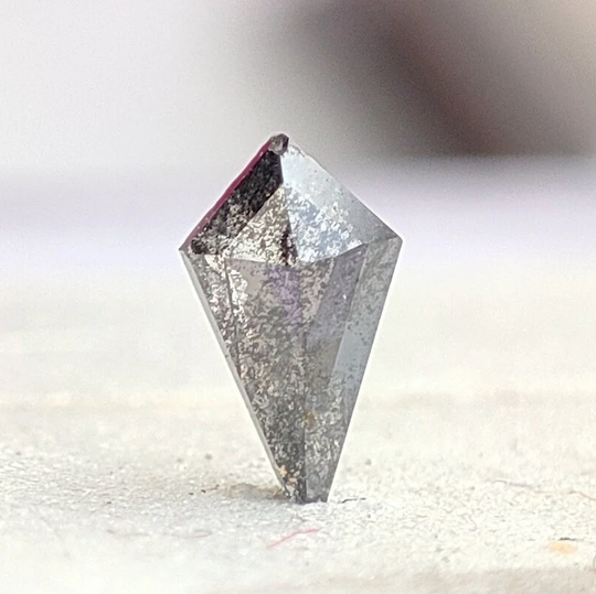 3.2x5.7 Mm Salt Pepper Diamonds Shape Rose Cut Kite, Shape Gemstone Loose Diamond Kites Jewelry Das6807 Dc