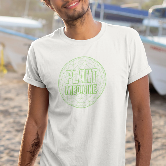 Plant Medicine Shirt Sacred Geometry Peru Ayahuaska Shipibo Shaman Clothing Herbal