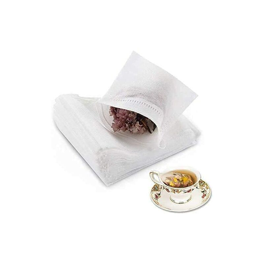 400 Pack Empty Disposable Tea Bags with Drawstring for Loose Tea