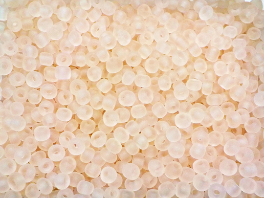 Glass Seed Round Beads Size 8/0, Rose Matte Beads, Tiny Embroidery Jewelry Supplies, 3mm | Ø 0.9mm - 890Pcs/20G