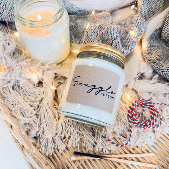 Snuggle Season, Soy Candle, Christmas Warm Mince Pies, Christmas, Secret Santa, Cosy, Snuggle, Festive, Gift