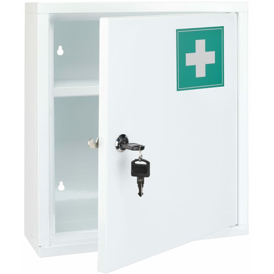 Hommoo - hi Medicine Cabinet 31.5x10x36 cm Steel