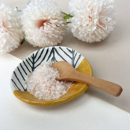 Mustard Herringbone Salt Dish