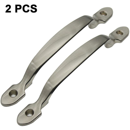 2pcs 158mm Pulls Metal Door Handle Kitchen Cabinet Furniture Wardrobe Medicine Handle In The Door Hardware Brushed Color