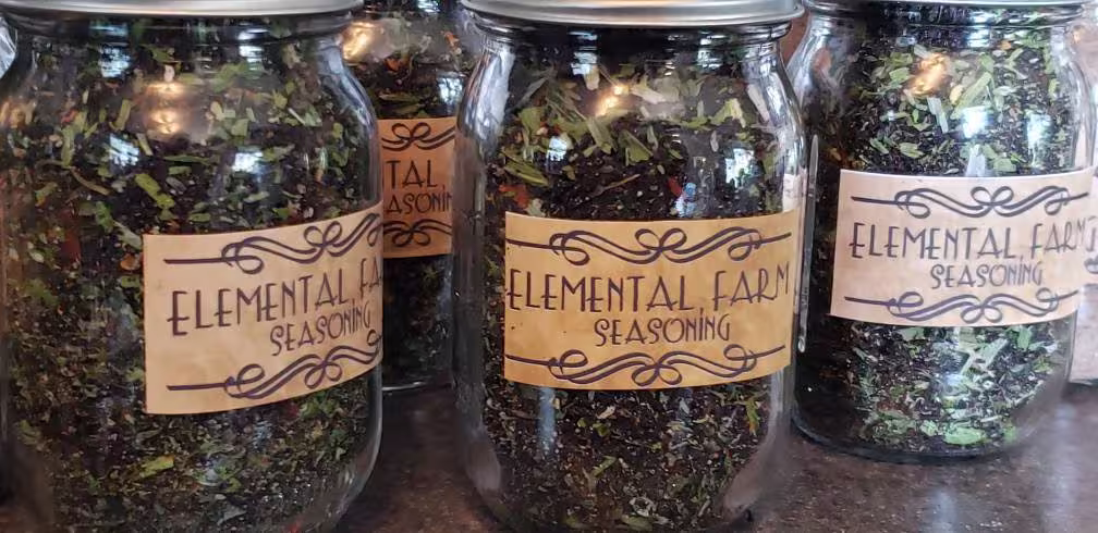 Black Garlic Seasoning, Texas Made, Farm Fresh, Home Grown