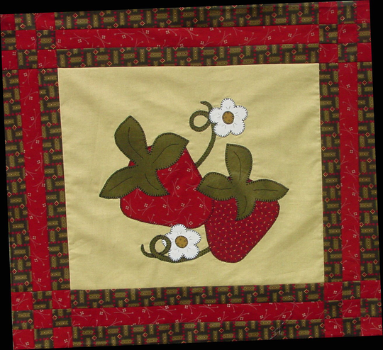 Wall Hanging Quilt Kit Stawberry Season