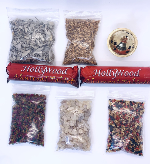 Smudge Bundle With Small Burner