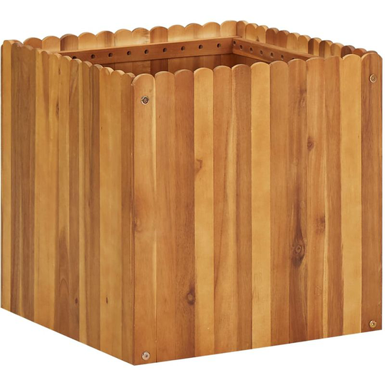 Asupermall - Garden Planter 50x50x50 cm Solid Acacia Wood