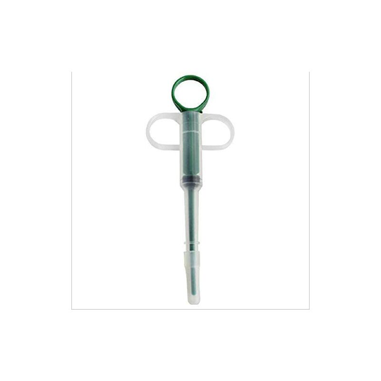 Soft Tip and Dispenser for Pet Medicines with Round Head, Food Grade Plastic Material, Syringe Dispenser for Dogs and Cats
