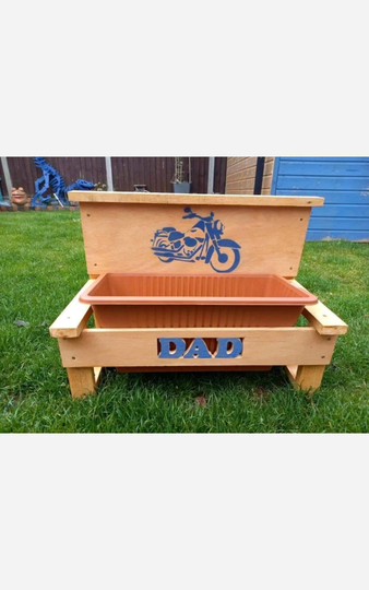 Motor Bike Planter
