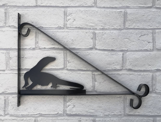 Komodo Dragon Scroll Style Hanging Basket Brackets
