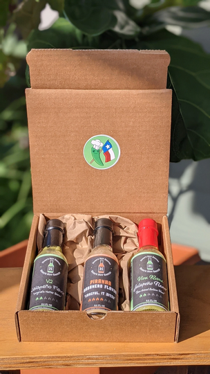 Flavor Trifecta Jalapeno/Habanero Hot Sauce Kit - Hugo'shotsauces/Jalapeno Habanero