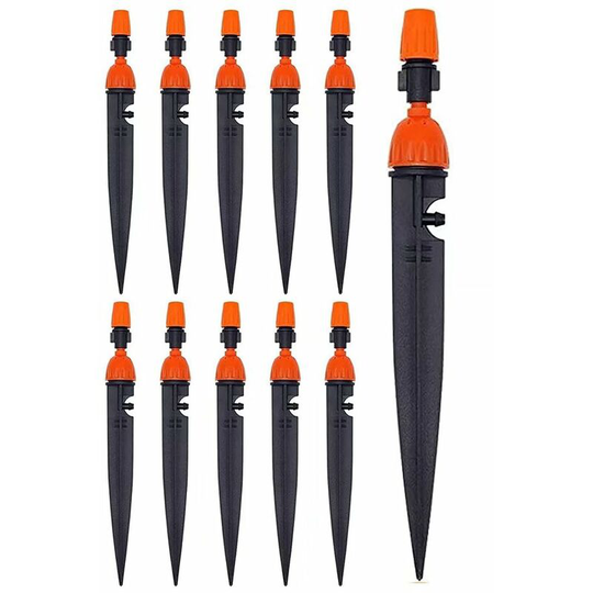 Betterlifegb - BR-Life Adjustable Drip Irrigation Garden Plant irrigation nozzle 360 degree dripper atomizer Cooling/irrigation equipment(10 pack)
