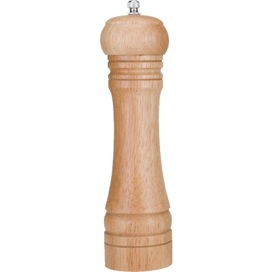 Salt and Pepper Grinders, Oak Wooden Salt and Pepper Mills Shakers Ceramic Rotor Oak Primary Color 8 Inch
