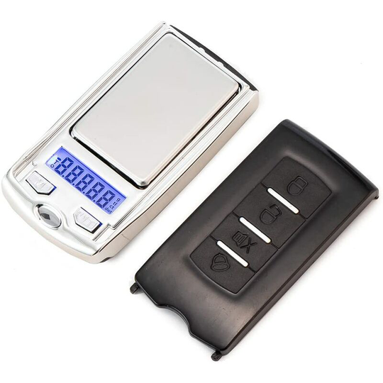 Modou - Mini Portable Electronic Scale 200g/0.01g Car Key Shape Mini Digital Pocket Scale Electronic Scale for Jewelry, Herb, Food (No Battery)