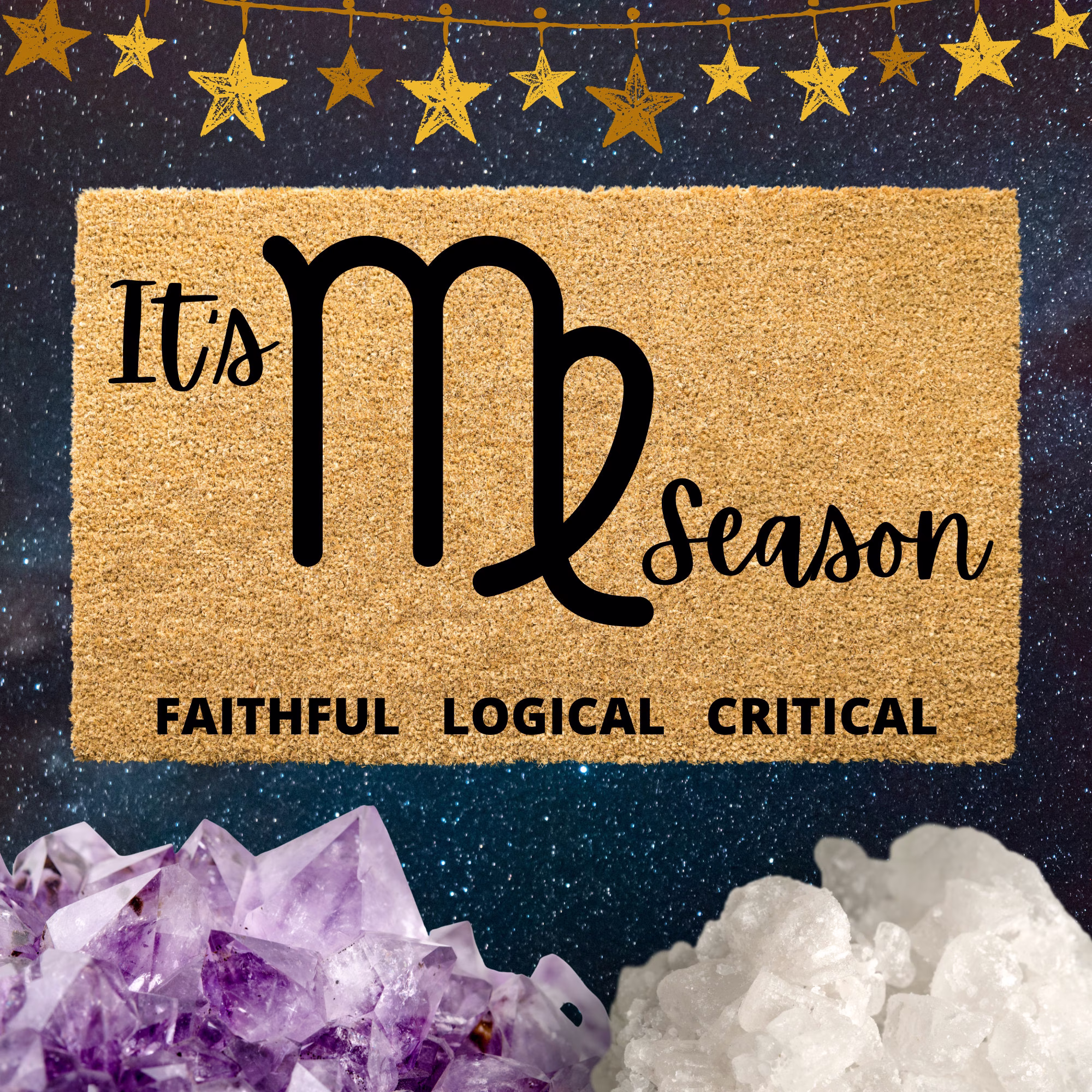 It's Virgo Season Zodiac Welcome Mat