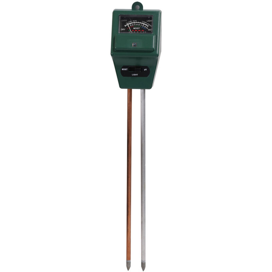 Lifcausal - 3-in-1 Soil Test ph Moisture Meter Light Tester Garden Plant Flowers Soil Monitor Tool Bonsai Moisture ph Analyzer for Garden Lawn Farm