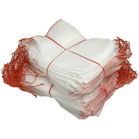 100pcs Garden Plant Fruit Protection Bag Drawstring Net Bag Insect Mosquito Insect Pest Birds Garden Protect Bags 15cm x 25cm