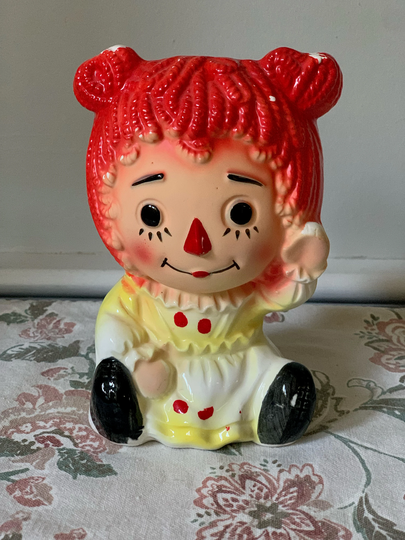 Vintage Ceramic Raggedy Ann Planter Vase A Price Imports