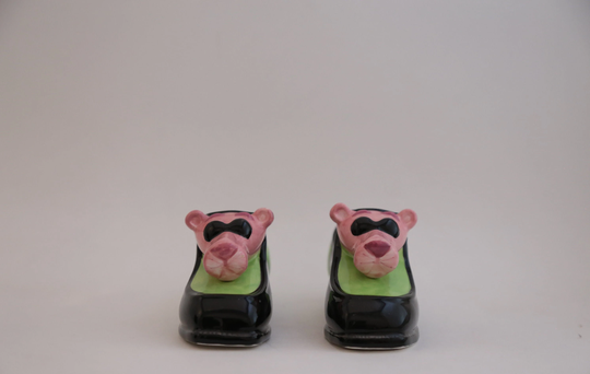 The Pink Panther Shoe, Loafer Salt & Pepper Shaker Set