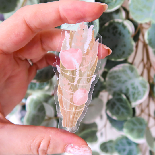 Smudge Stick Herbs Transparent Sticker, Clear, Cute Stickers, Planner Sticker, Sticker Pack, Magic, Magick, Spells, Witchcraft, Sage